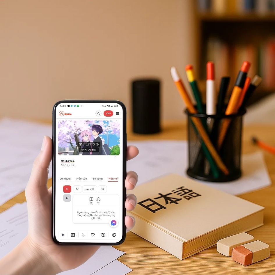 học giao tiếp tiếng Nhật, học tiếng Nhật qua phim, luyện nghe tiếng Nhật, luyện kaiwa tiếng Nhật, luyện phản xạ giao tiếp, vietsub, song ngữ, anime, phụ đề, hướng dẫn
