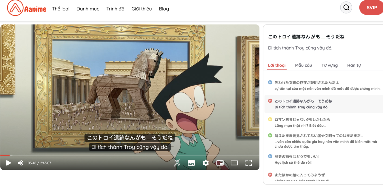 Doraemon, luyện nghe qua phim, học tiếng nhật, luyện nghe tiếng nhật, anime, web phim anime, web anime vietsub, Aanime.tv, anime mới nhất, anime vietsub, phim anime, anime Nhật Bản, anime sub, bộ phim anime, anime hay