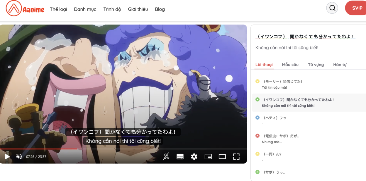 học tiếng nhật, luyện nghe tiếng nhật, anime, web phim anime, web anime vietsub, Aanime.tv, anime mới nhất, anime vietsub, phim anime, anime Nhật Bản, anime sub, bộ phim anime, anime hay